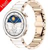 18 мм Керамический+Металлический Ремешок для Huawei Watch GT5 Pro 42 мм Женский Браслет Ремешок для Huawei Watch GT5/GT4 41 мм Аксессуар для ремешка