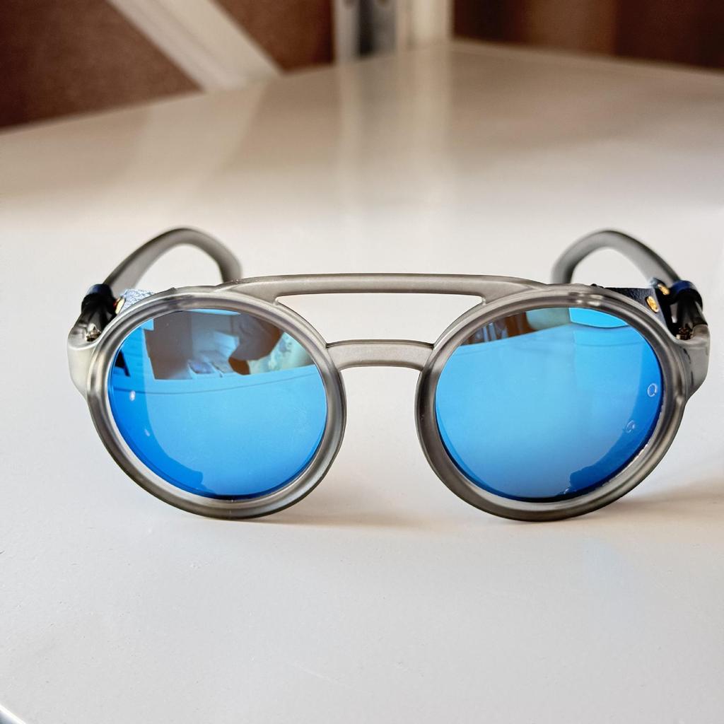 Polarized Night Vision Wind & Sandproof Retro Cycling Aviator Sunglasses for Driving, Hiking, and Climbing