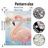 Pearl flamingo painting kit painting art handmade diy home decoration painting. 75 characters.