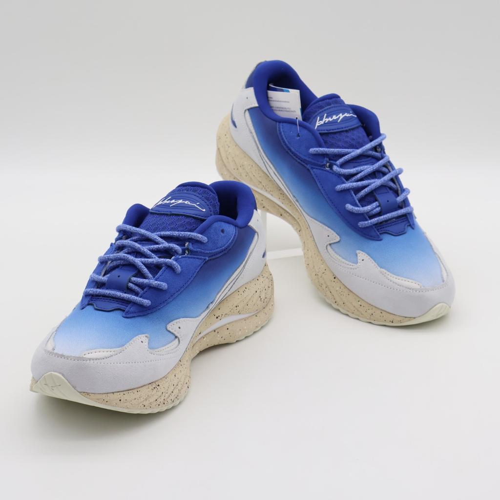 D1GA241001 Хироси Нагаи Mizuno Wave Rider I2 Синий Белый Песочный Бежевый (Мужской)