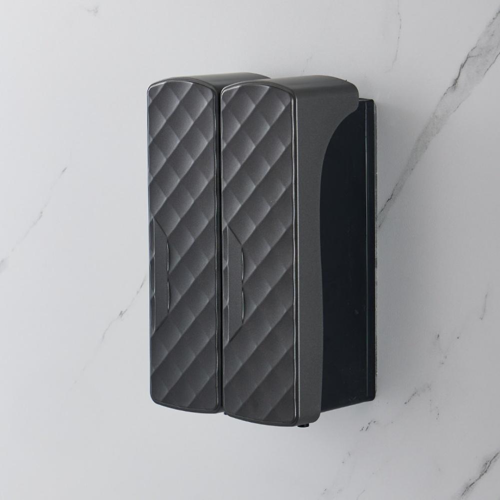 1 PC Soap Dispenser For Bathroom Parts 23*10*7cm 1500ML 3-bedroom Diamond  Wall Mounted Shampoo, Conditioner, Shower Nozzle