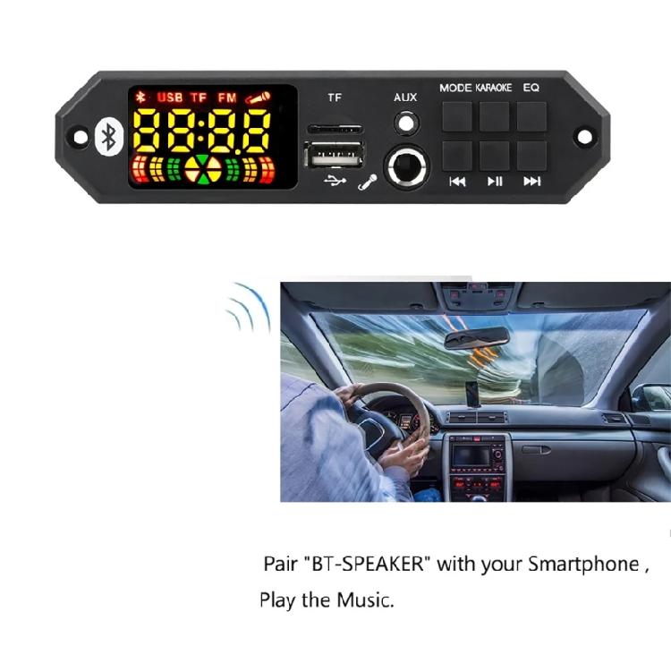 Усилитель 2x40 Вт Плата декодера MP3 Поддержка USB-входа Совместимость с Bluetooth 5.0