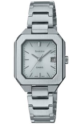 Женские солнечные часы Casio Scene Серебристые SHS-4528J-7AJF