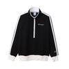 Champion Long Sleeve Warm Script Logo Golf Size Men's Anti-Static Half-Zip Jacket, Black, M, C3-YG607