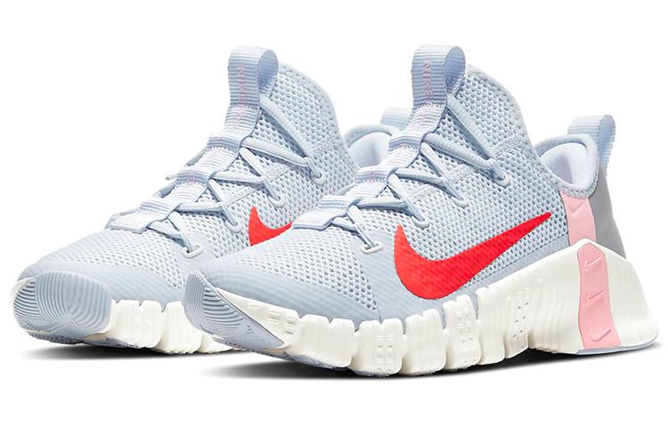 Nike Бесплатные Metcon 3 Football Grey Bright Crimson Женские CJ6314-006