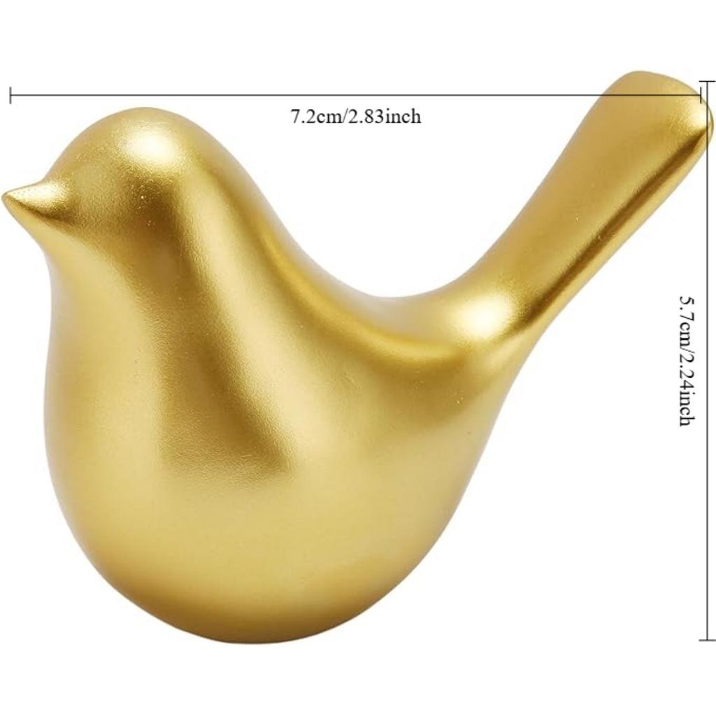 Small Birds Statues Home Decor Modern Style Birds Decorative Ornaments for Living Room, Bedroom, Office Desktop, Cabinets
