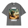 Shark Meme Lirili Larila T Shirts Supporter of Tralalero Tralala Graphic T-shirt Men Women Clothing Humor Casual Comfort T Shirt