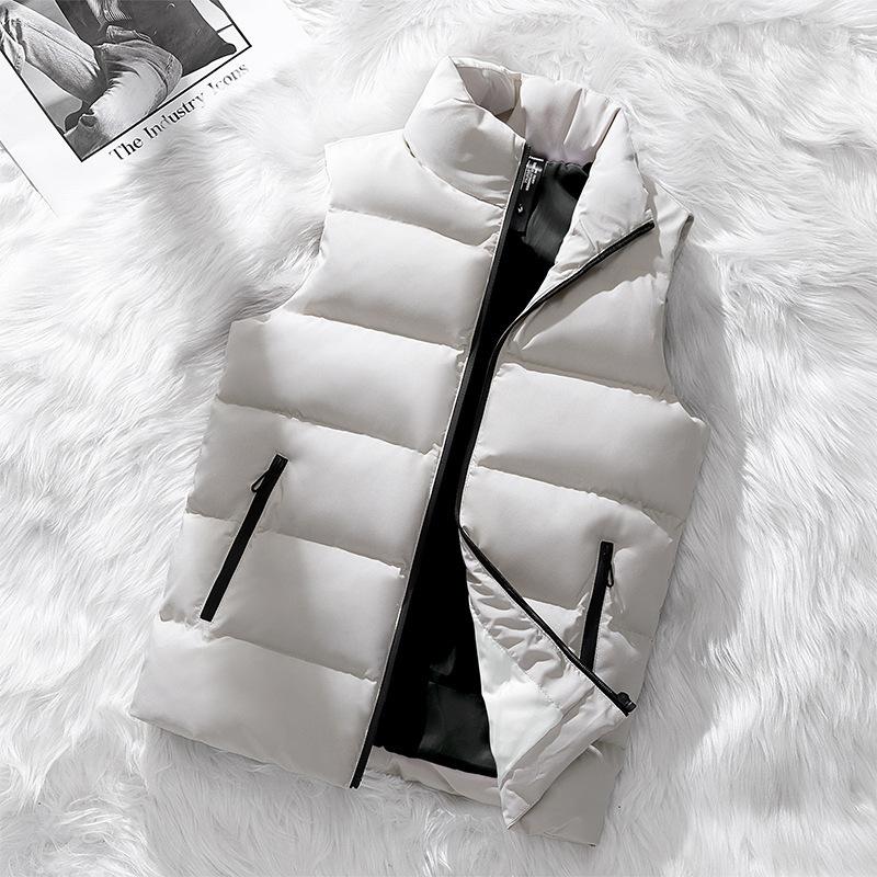 2025 жилет мужская куртка корейская версия трендового жилета без рукавов утолщенный повседневный жилет осень-зима мужской жилет тренд
