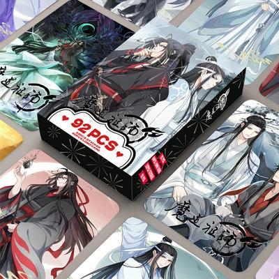 Открытка с изображением аниме Mo Dao Zu Shi Lomo, Wei Wuxian Lan Wangji, двусторонняя печать, коллекция изображений
