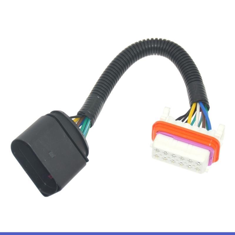 L41A High Performances Vehicle Halogen Headlight Wiring Harness Cable Connector 12 Pin for 7L6971071A Front Light Upgrading