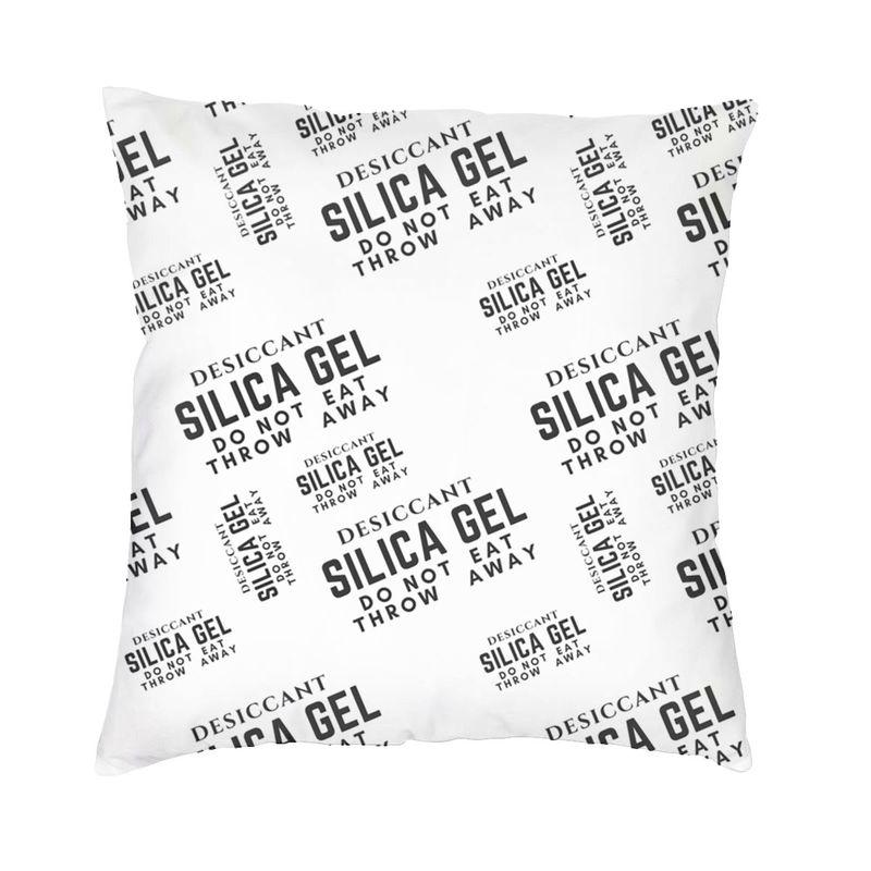 Silica Gel Packet Pillow Case xcm Decor Home Cute Do Not Eat Packet Cushions for Sofa Square Pillowcase