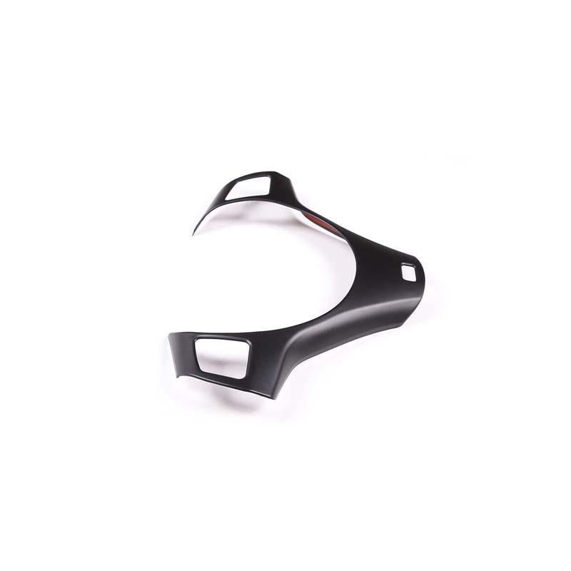 For BMW 3 Series E90 E91 E92 ABS Matt black Car Steering Wheel Button Frame Cover Trims Stickers Auto Accessories