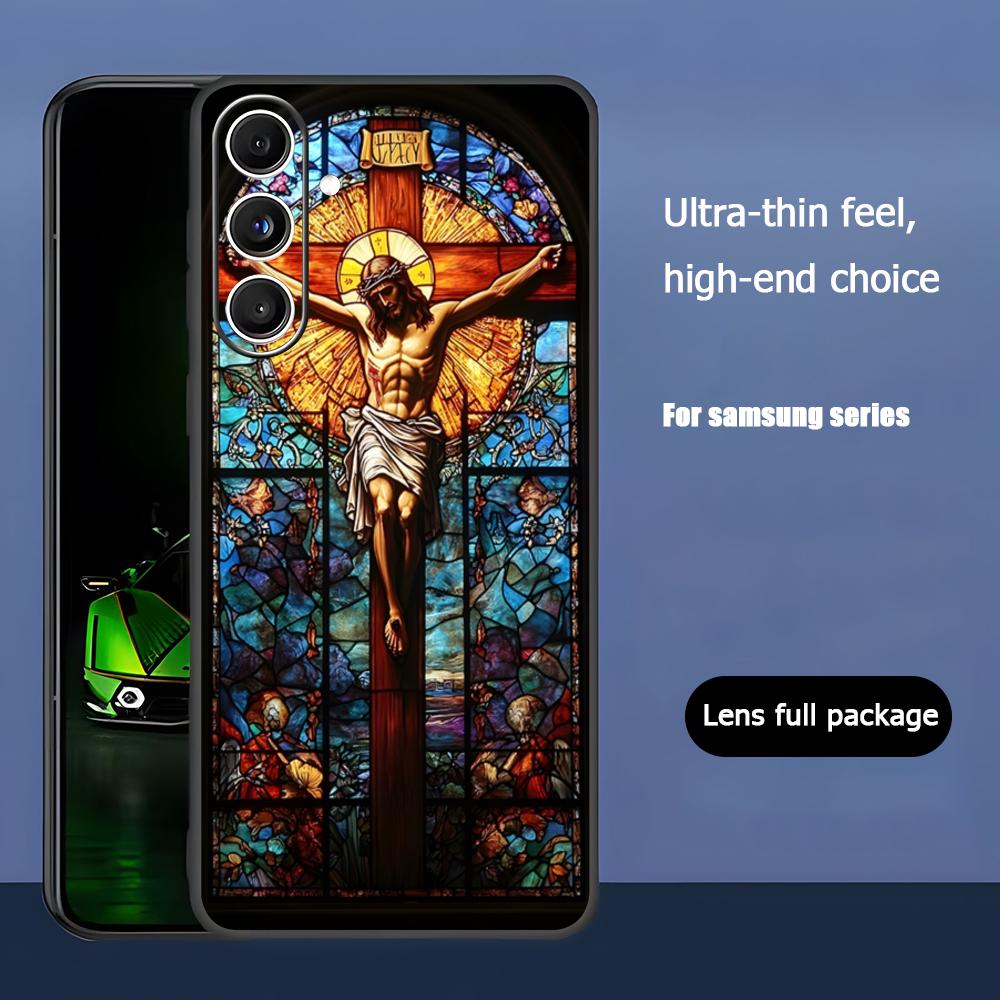 Горячий чехол для телефона Therose с окошком для Samsung Galaxy S26 S25 S24 S23 S22 S21 Plus Ultra Note20 Мягкий черный