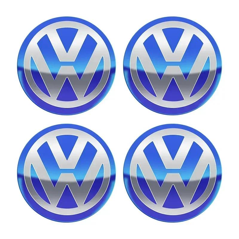 Новые 4 шт. 56/60/65/70/75 мм Колпачки центральных ступиц колес автомобиля Наклейка Значок Для Volkswagen VW B5 GTI Golf 5 7 Caddy Passat b6 Tiguan