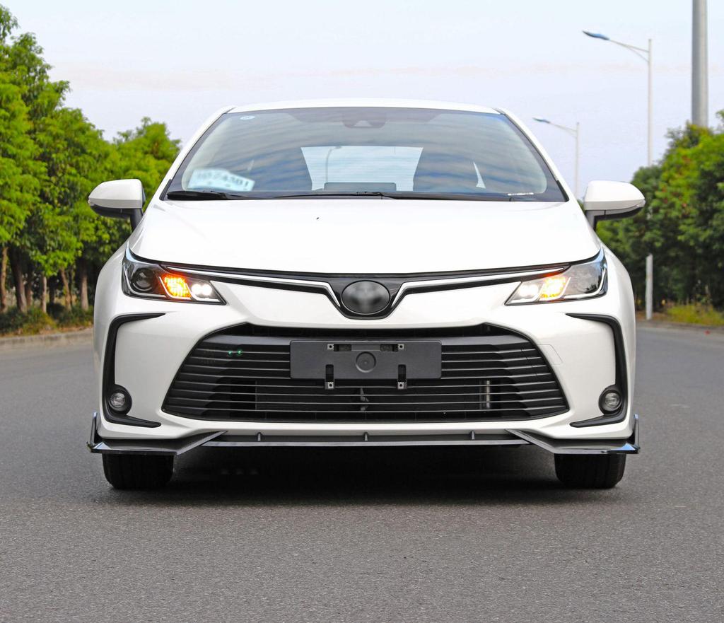 Fits 2019-2024 Corolla, Avalon, Levin; includes modified louvered window parts, front lip, splitter, and rear spoiler.