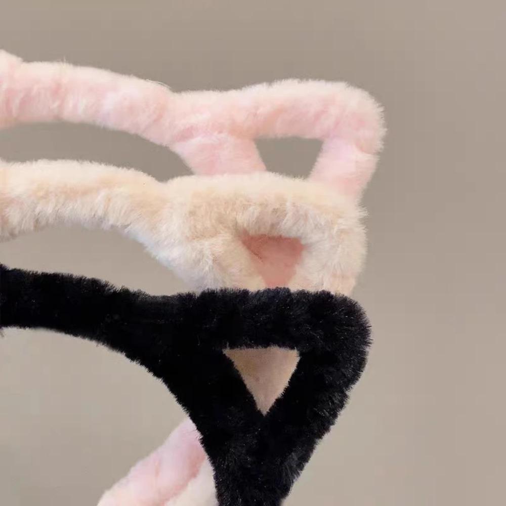 Portable Plush Hairband Cartoon Cute Headhoop Sweet Cat Ear Headband Costume