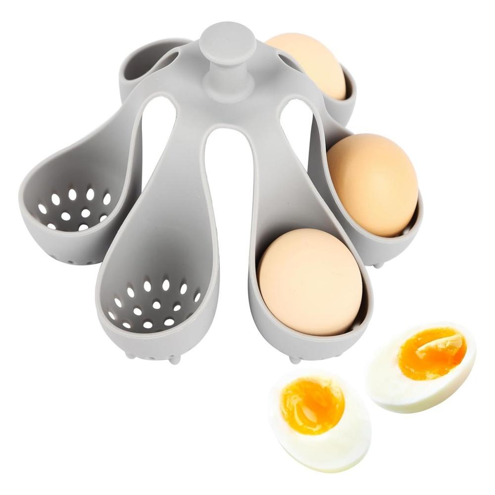 Boiled egg tray silicone egg cooker-KM-10966pcs