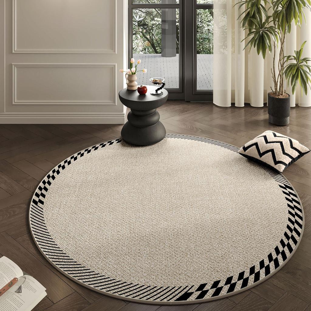 Living Room Carpet Dirt Resistant Easy To Maintain Modern Simple Non Slip Mat Easy To Maintain Circular Carpet