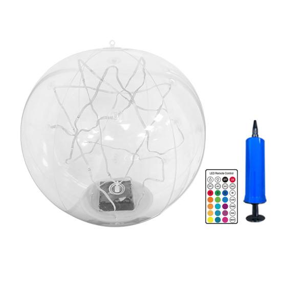 Плавающие солнечные светильники для бассейна, надувные светящиеся шары, плавающие водонепроницаемые светодиодные светильники с дистанционным управлением для крытого бассейна, декор для вечеринки на открытом воздухе