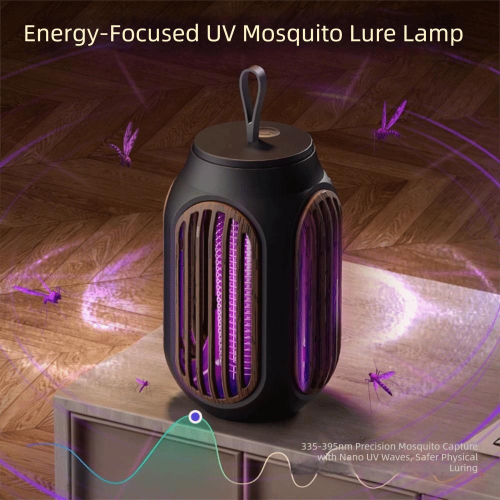 Cordless Shock Bug Zapper USB Charging Insect Fly Trap Effective Electric Mosquito Lamp Garden