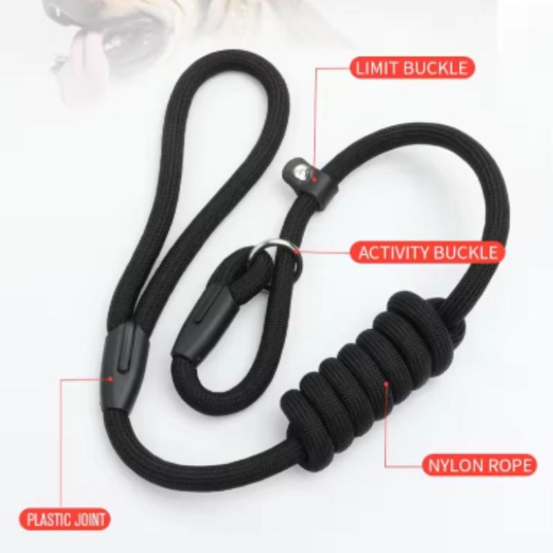 Поводок для собак, скользящие цепи, ошейники, поводки, прочная нейлоновая веревка, не тянет, поводок для дрессировки домашних животных для маленьких собак, тяговый канат для щенков