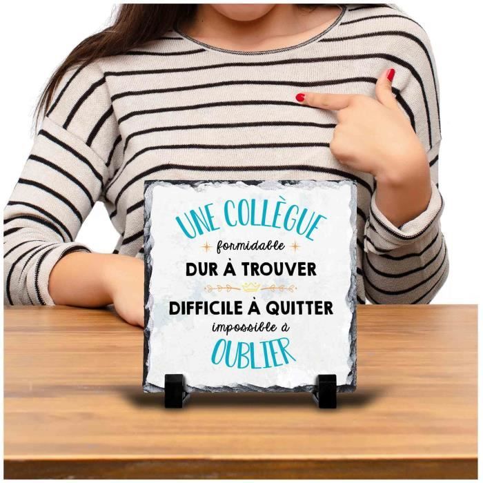 Cadre photo - Formidable blanc - Ardoise - 15cm x 15cm - Décoration bureau