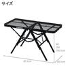 Campers Collection Tough Light Action Table Черный корпус Ширина x Глубина x Высота [Yamazen] TAT-8640 (МБК) размер 87,5 40,5 35,5/50/60см