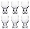 Bohemian Glass Gina Glass Wine Glasses, 190ml, Set of 6, 40159-190-6, Dishwasher Safe, Crystallex