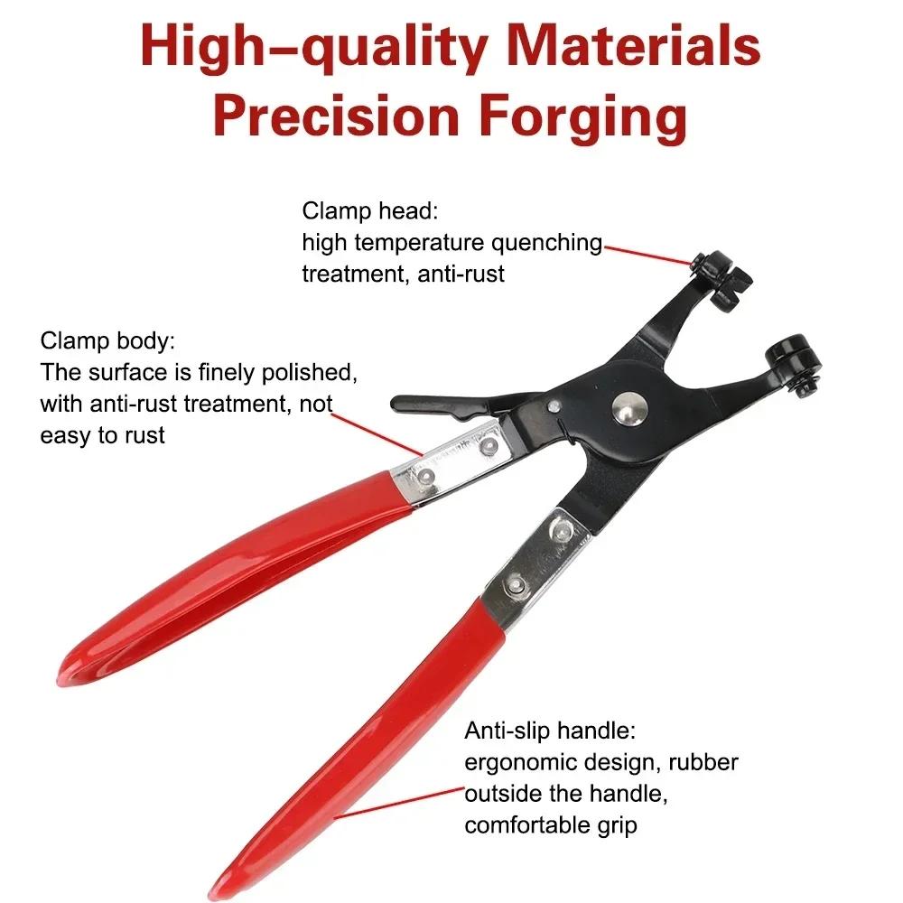 1/9pcs Auto Pliers Removal Tools for Water Pipe Hose Flat Band Ring Tube Clamps Repair Kit Motorcycle Truck Trailer