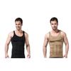Men Corset Body Slimming Tummy Shaper Running Vest Belly Waist Girdle Shirt Black Shapewear Underwear Waist Shirts Running Vest