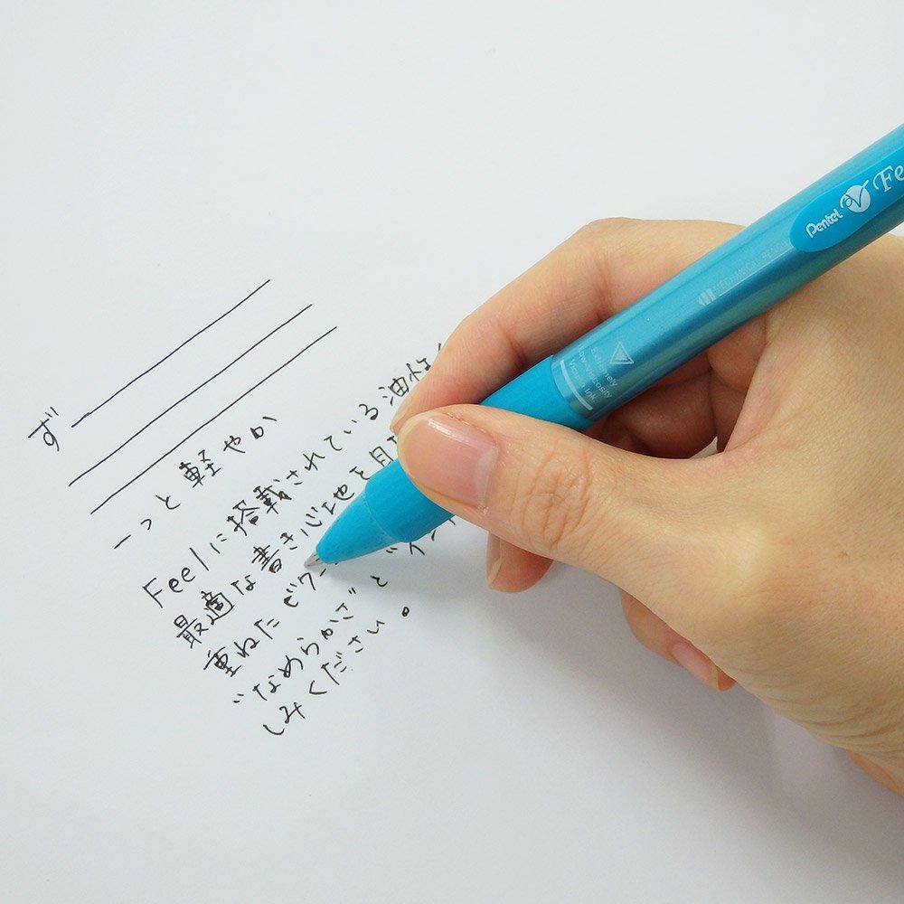 Шариковая ручка Pentel Feel BXWB375MD Металлический зеленый Многофункциональная [Диаметр шарика] 0,7 мм