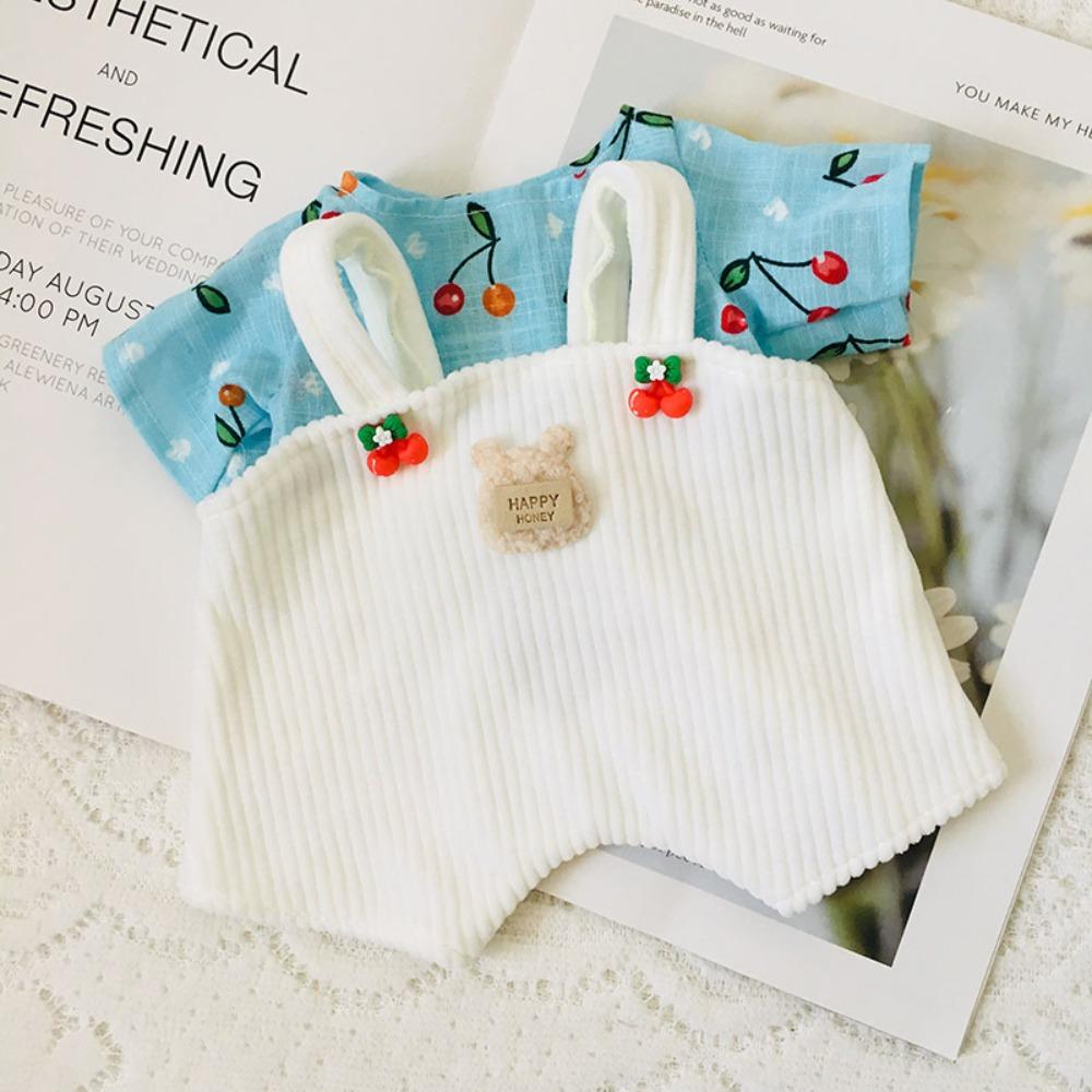 Одежда для куклы Облачко-овечка Ручная работа Наряд для куклы Милая футболка с маленьким мишкой Шарнирная кукла