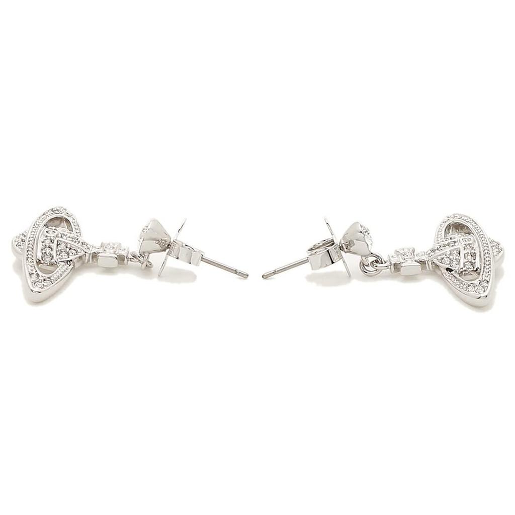 VIVIENNE WESTWOOD Серьги для женщин Мини Барельеф Капля Сфера Кристаллические Серьги 62020025 02P116 Идеальный Подарок на День Рождения на Рождество для Женщин - -