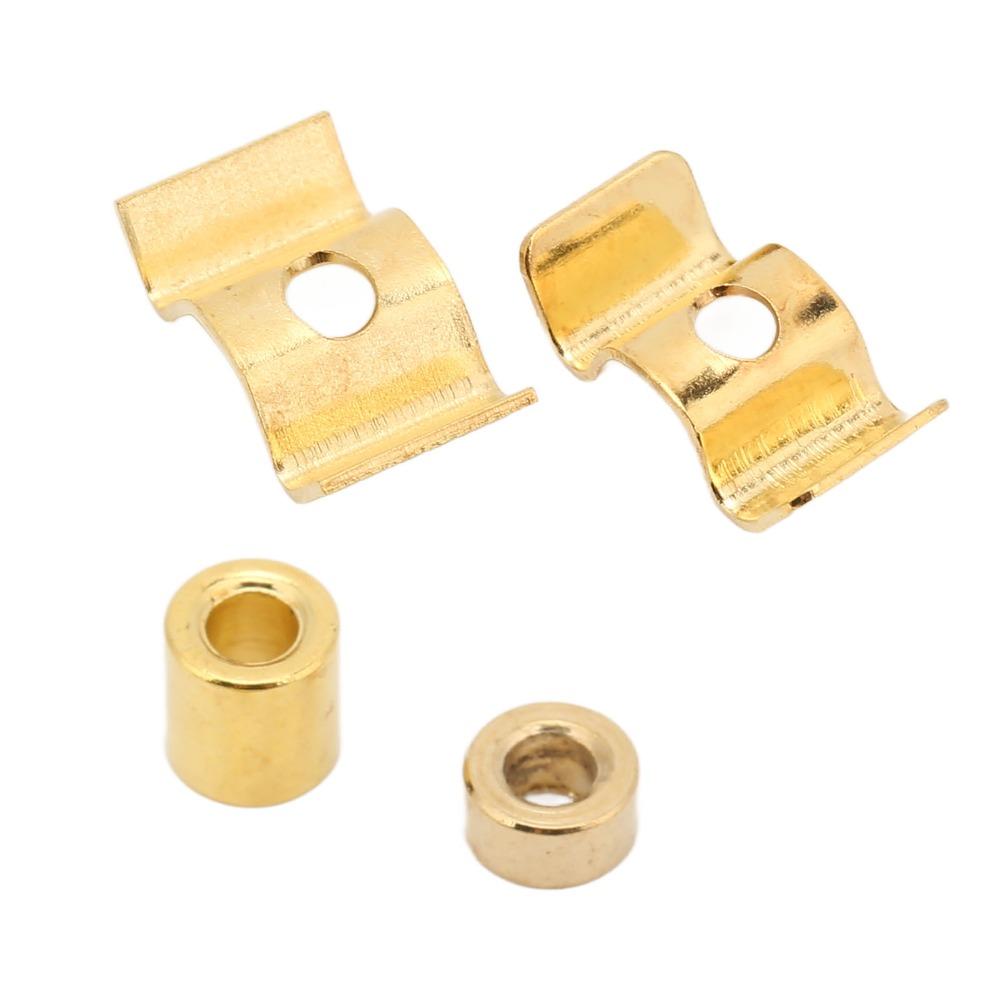 10Sets Metal Material Guitar String Retainer With Mounting Screws Guitar String Tree For Guitar