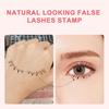 1 пара накладных ресниц, штамп для линии глаз, натуральный вид, накладные нижние ресницы, пластиковый штамп для легкого нанесения, многоразовые штампы для ресниц