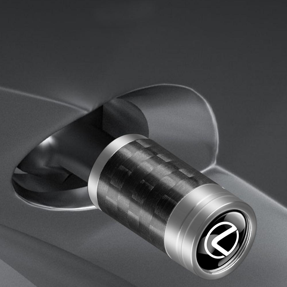 4Pcs Car Wheel Tire Valve Cap Cover Decoration Accessories For Lexus CT200h NX300h RX300 RX330 EX300h F Sport IS RX NX ES IS250JM4