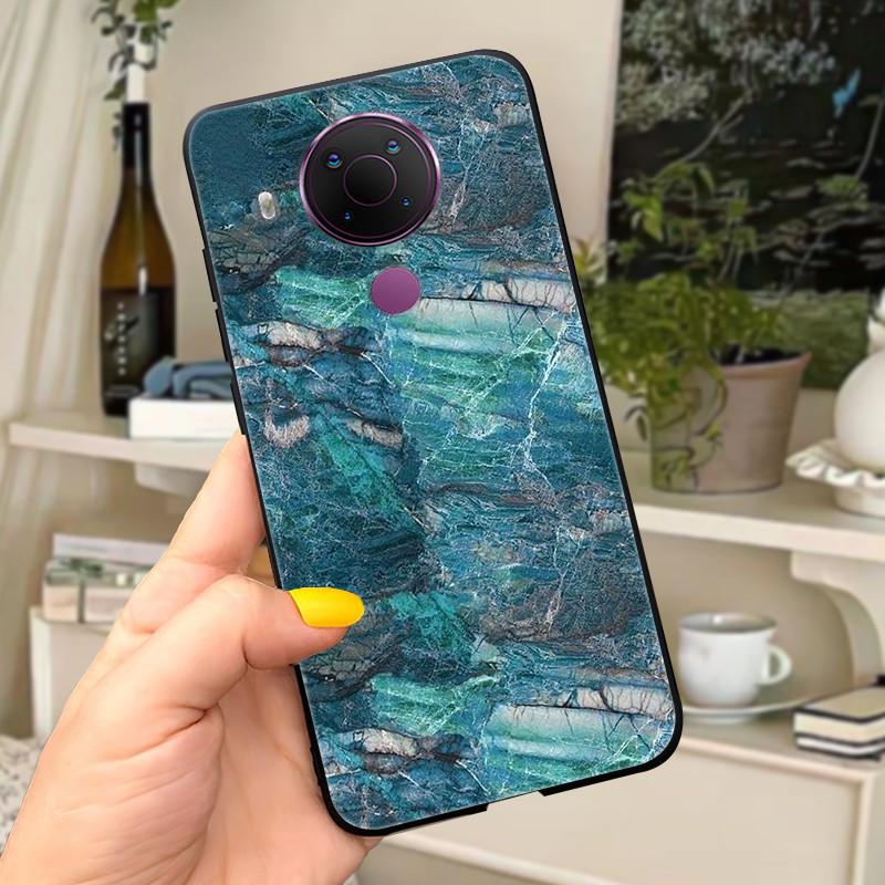 For Nokia 5.4 Case Soft Black Silicone Phone Back Cover For Nokia 5.4 Case Nokia5.4 TA-1333 TA-1340 TA-1337 TA-1328 TA-1325 Cat