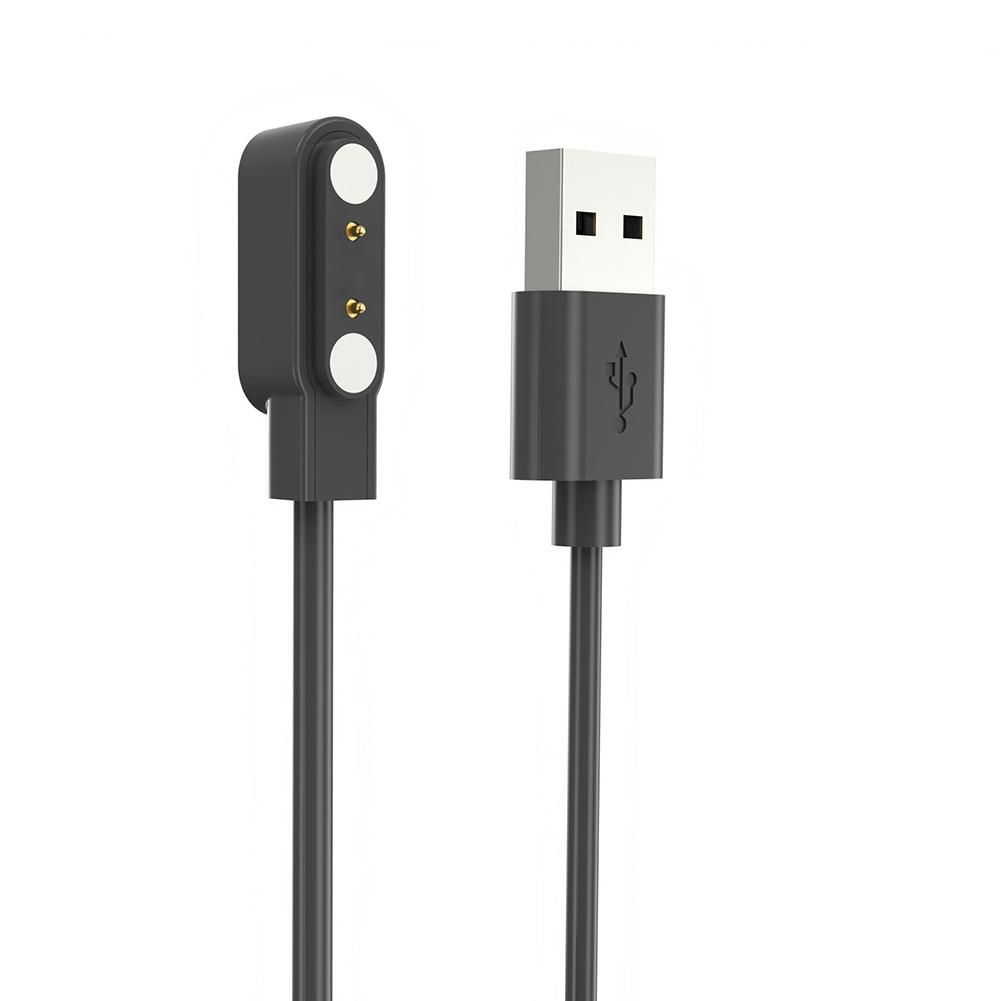 Магнитный USB-адаптер для зарядного кабеля для смарт-часов Kieslect Kr Pro/Kr (черный)