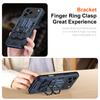 For iPhone 17 Pro Max Case Ring Holder Kickstand PC+TPU Shockproof Phone Cover