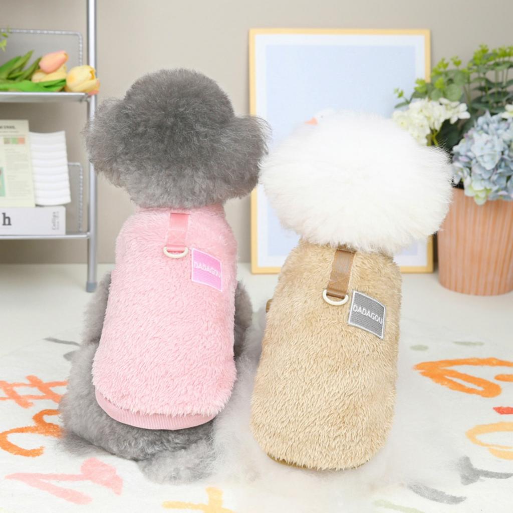 Dog Clothing, Warmth, Pet Clothing, Cats, Pet Clothing, Two Leg Fleece Clothing, Pull Tab Fleece Clothing