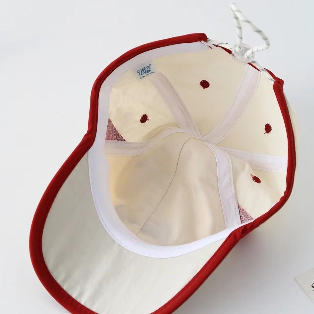 Soft Top Children Baseball Caps Letter Embroidery Outdoor Sunshade Caps for Children Aged 2-8