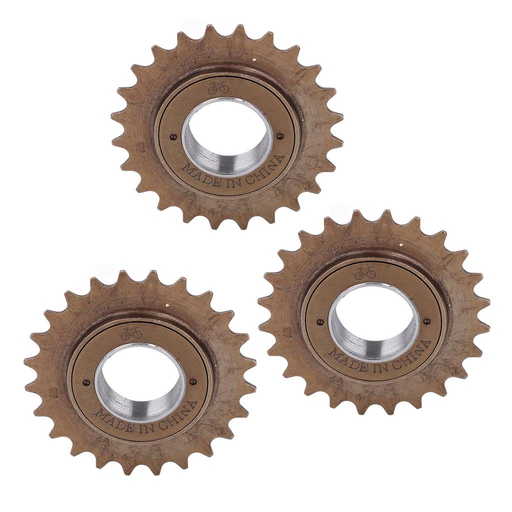 24T Single Speed Flywheel Threaded Speed Freewheel Cycling Replacement Accessory