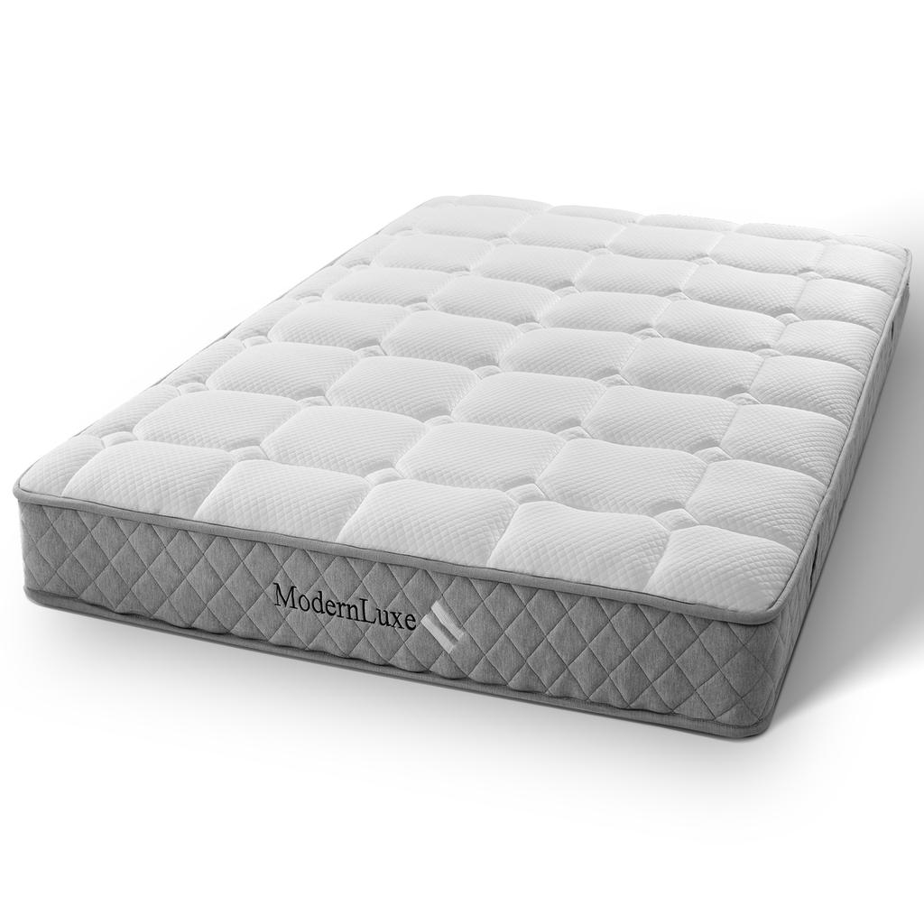 Orthopedic cold foam mattress 120x200 cm, 7-zone pocket springs, H3 (medium-firm), OEKO-TEX certified, 20 cm height, 4 handles + vacuum-packed