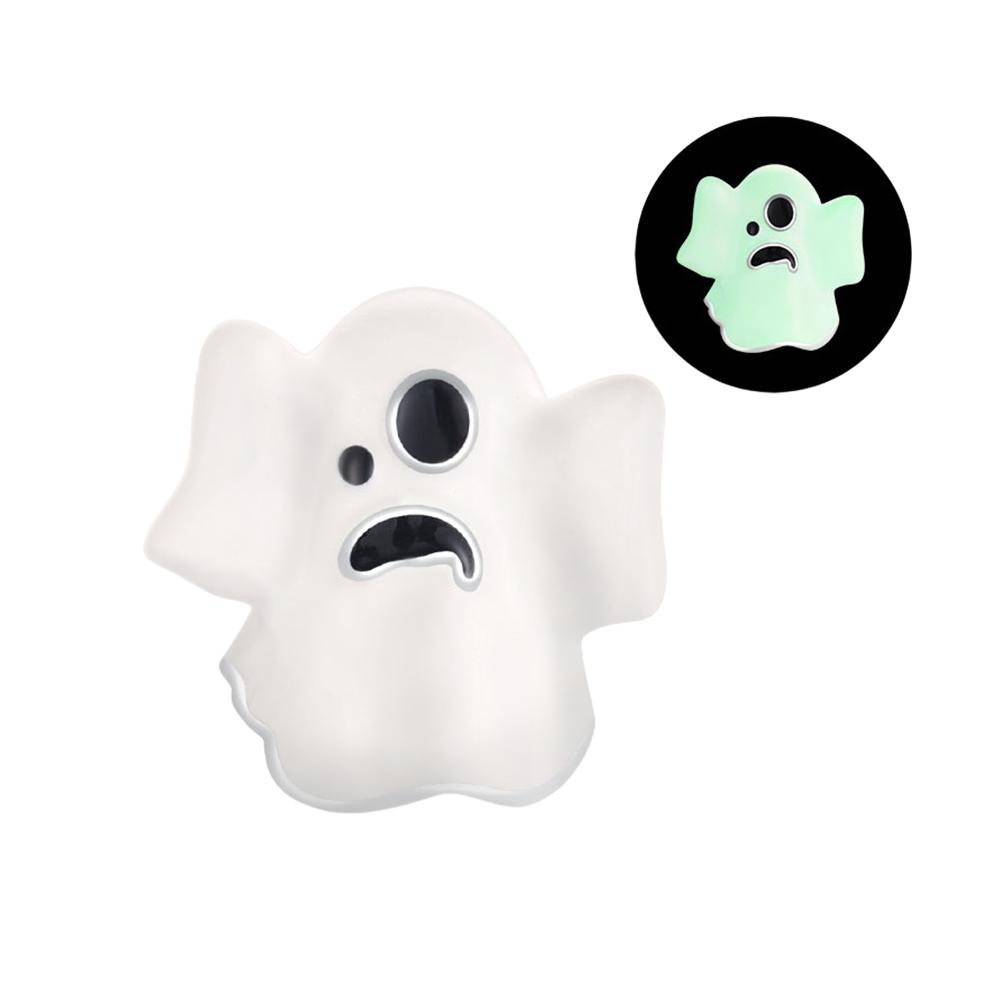 Halloween Copper Luminous Pumpkin Gift Ghost Skull Chameleon Charms Fit Original Bracelets Diy Jewelry Accessories