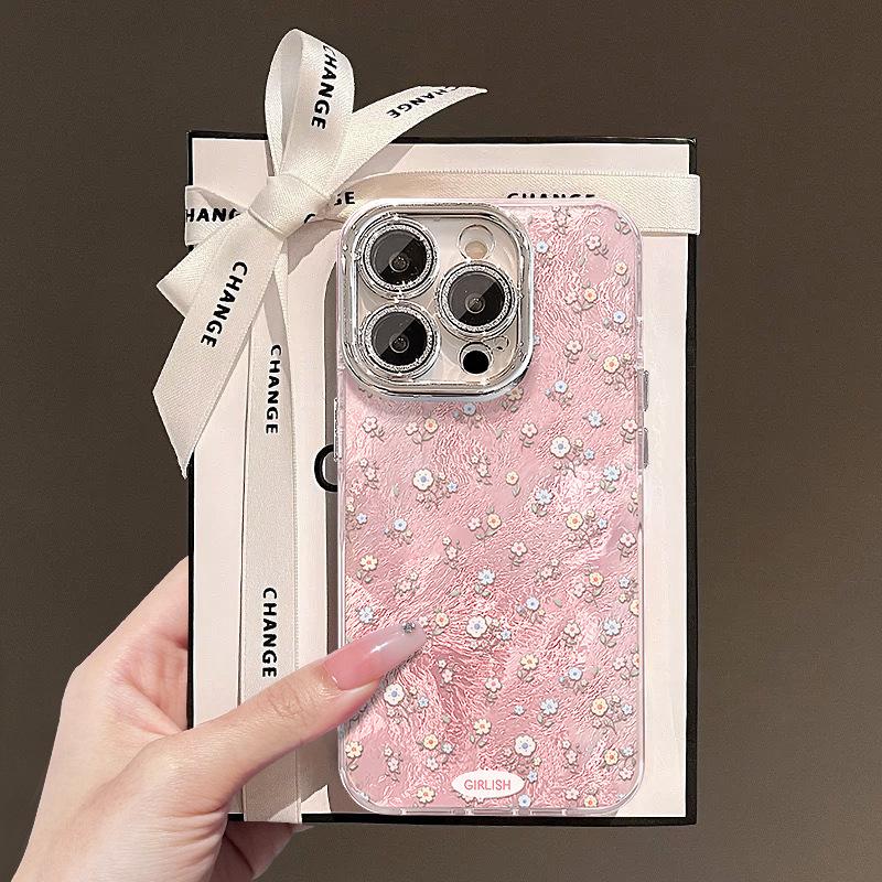 Green Floral Patterns Are Suitable for Apple 16pro Phone Cases. 15. Fully Wrapped Anti-drop 14. High-end Feel 13. Fresh 12. for Women