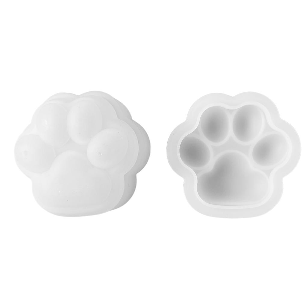 Мини Кошачья Лапка Коробка для Хранения Силиконовая Форма для Изготовления Ювелирных Изделий Шкатулка для Ювелирных Изделий Смоляные Формы Ручная Работа Ремесла Домашний Декор Украшение