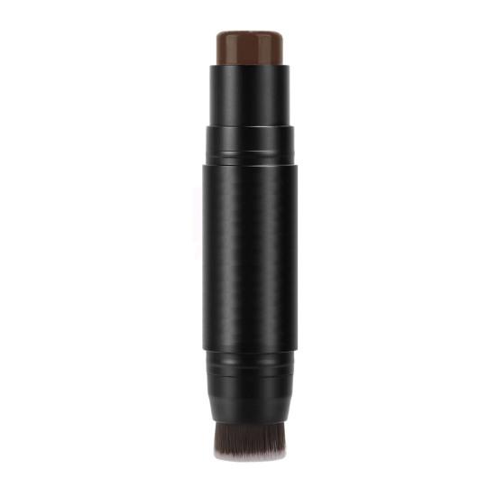 Карандаш для заполнения бороды для мужчин, естественный вид, долговечный, водостойкий, устойчивый к поту, усики, брови, портативная 2-в-1 двухсторонняя кисть для заполнения бороды