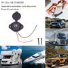 3.1A 12-24V Зарядное устройство с выдвижной крышкой для автомобиля, автобуса, лодки, двойной USB-порт, розетка, аксессуары для автомобильной электроники, блок питания