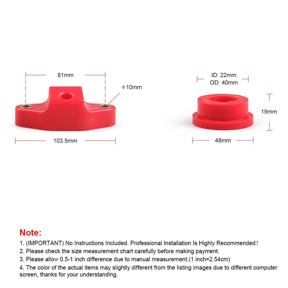 Polyurethane Front&Rear Shifter Stabilizer Bushing Kit For Toyota FR-S GT86 For Subaru Impreza WRX BRZ Forester Legacy