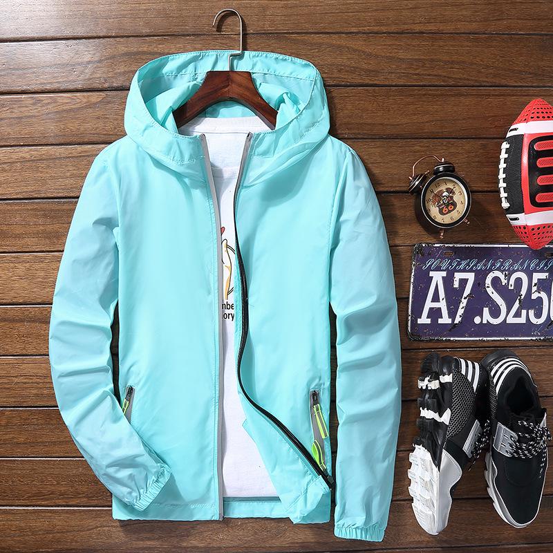 Men Zipper Jacket Outwear Coat Windbreaker Casual Male Spring Autumn Bomber Jackets